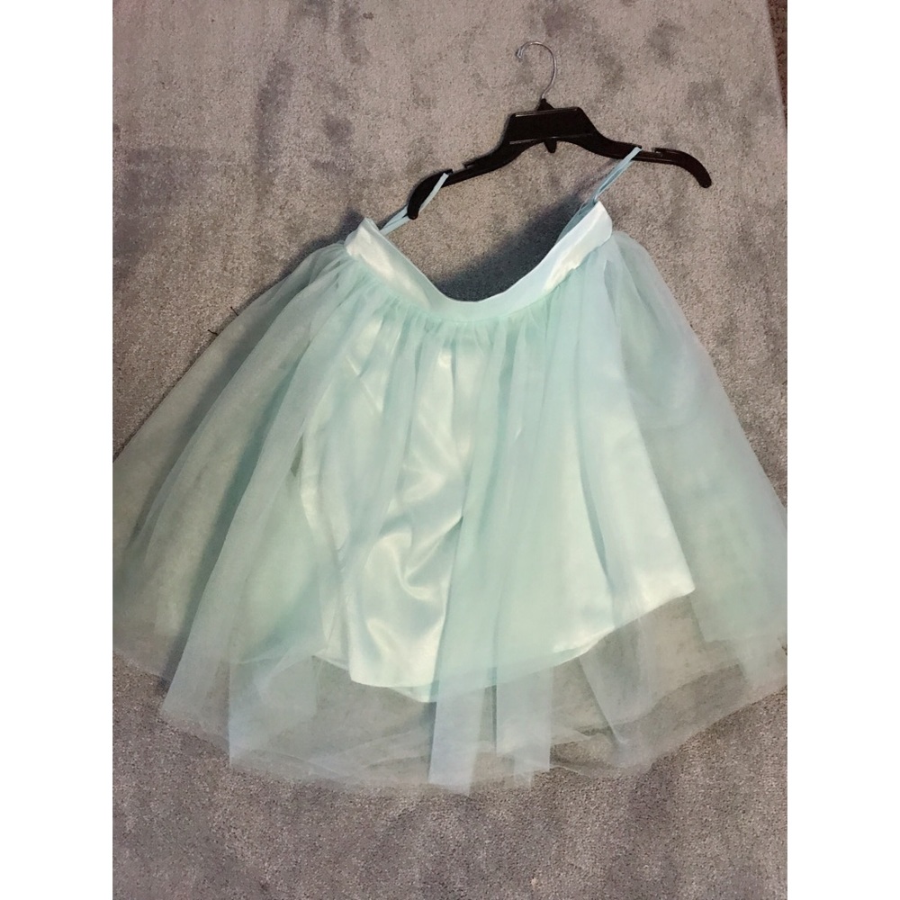Fairy Kei SeaFoam airy tutu or petticoat